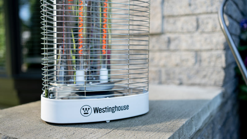Westinghouse Infrared Electric Portable Oscillating Patio Heater - WES31-1200MWHT