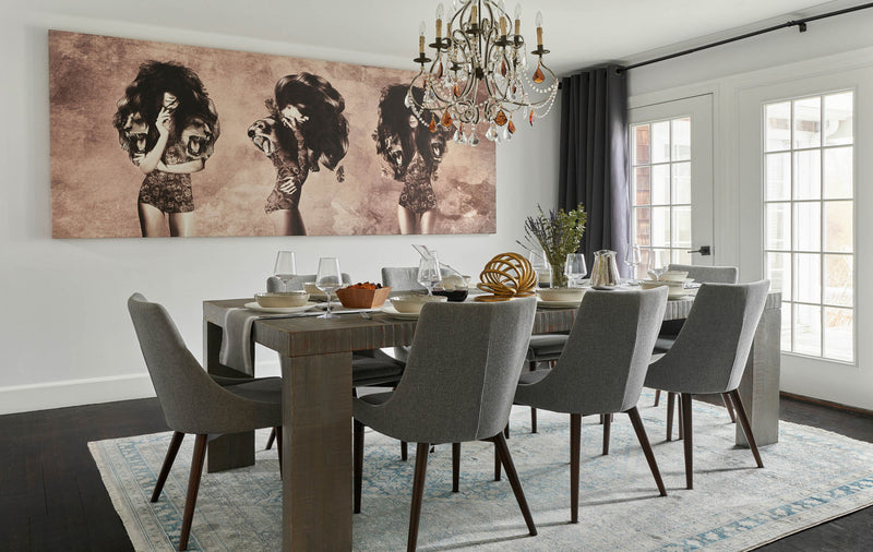 Lucia Traditional 8'0\" x 10'0\" Area Rug in Blue Indoor Area Rug