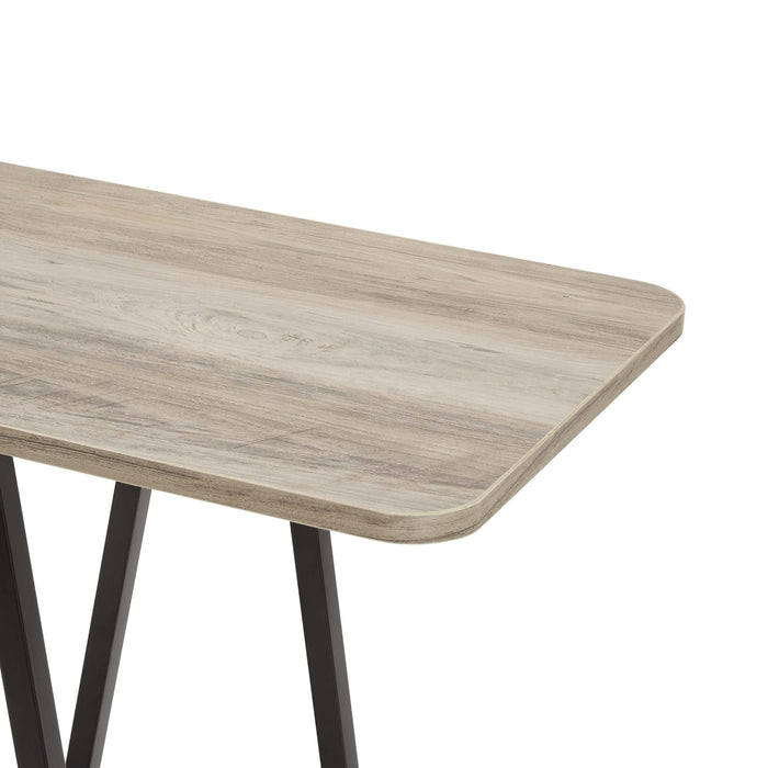 Celine Contemporary Modern 47\" Console Table in Rustic Gray