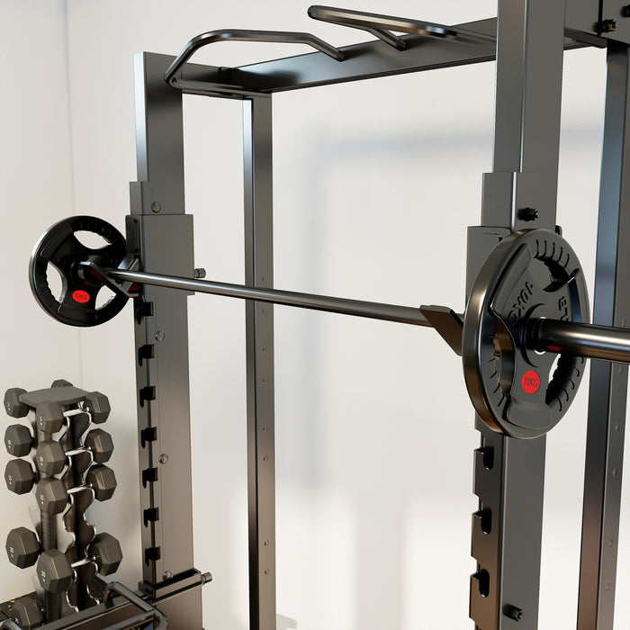 Soozier 2 x 22lbs Weight Plates Set, 2-Inch Barbell Weights Set