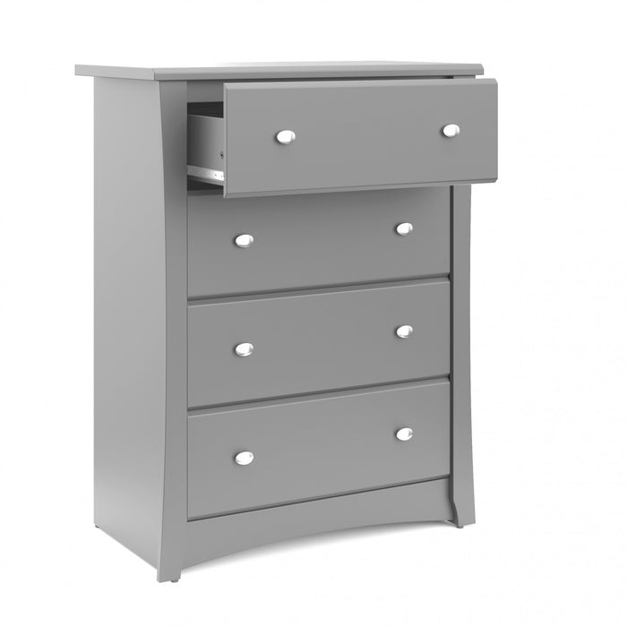 Storkcraft Crescent 4 Drawer Dresser - Pebble Gray