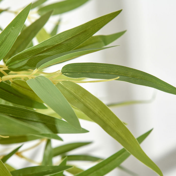 Outsunny 4' Artificial Bamboo Tree Fake Plant Indoor Decoration