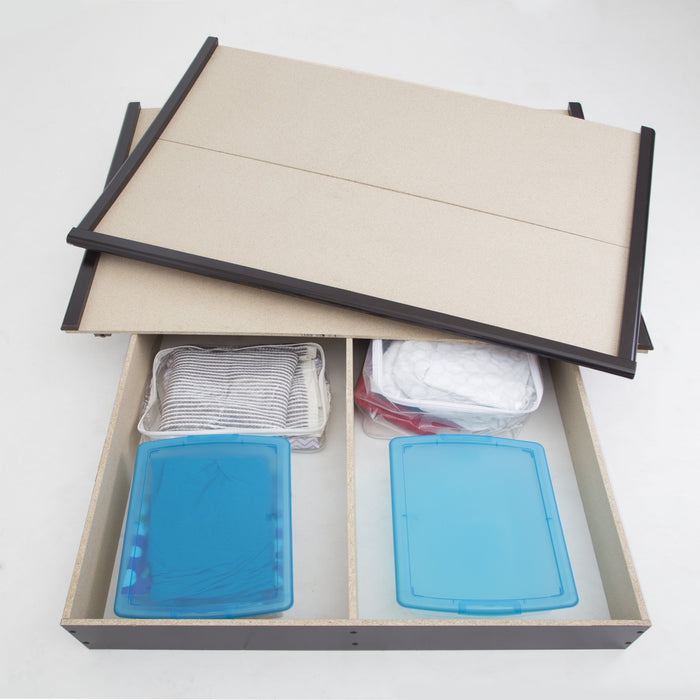 Step One Platform Bed With Moulding - Pure Black 