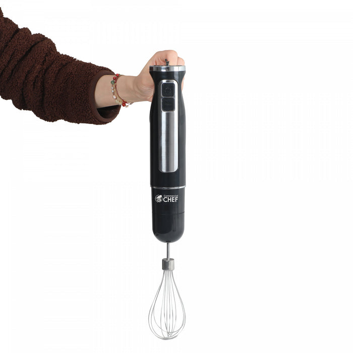 CHB Series Commercial Chef Multi-Purpose Immersion Hand Blender, CHIB50B, Black