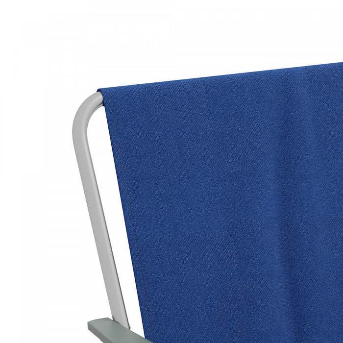 Outsunny Folding Patio Camping Chairs Set W/ Armrest, Sports Chairs, Blue