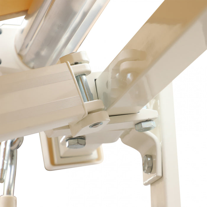 Outsunny 10' X 8' Manual Retractable Awning Shelter W/ Crank, Beige