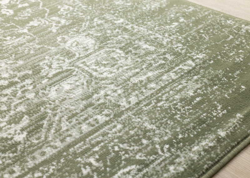 Florence Green White Elegant Classic Rug, 5'3\" x 7'4\" Indoor Area Rug