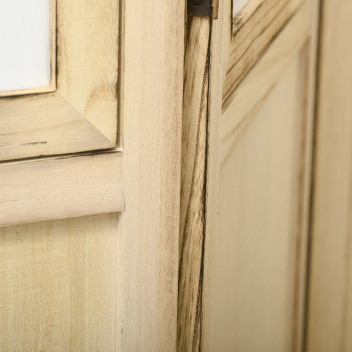 Homcom Wood Privacy Screens, Room Divider And Privacy Screens