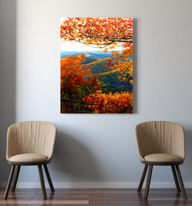 Warm Foliage Wall Art