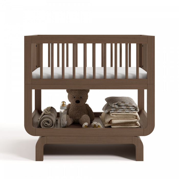 Storkcraft Santorini Deluxe 3-in-1 Convertible Bassinet - Hazelnut