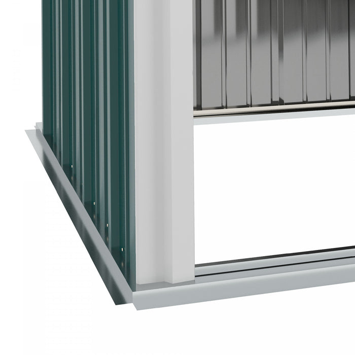 Outsunny 5'x3' Outdoor Storage Shed W/ Single Door, Green