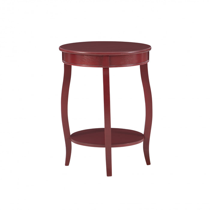 Rainbow Chairside Table - Red
