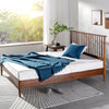 Linda Wood Platform Bed with Headboard - King Size | Linda lit plateforme en bois avec tête de lit - Très grand