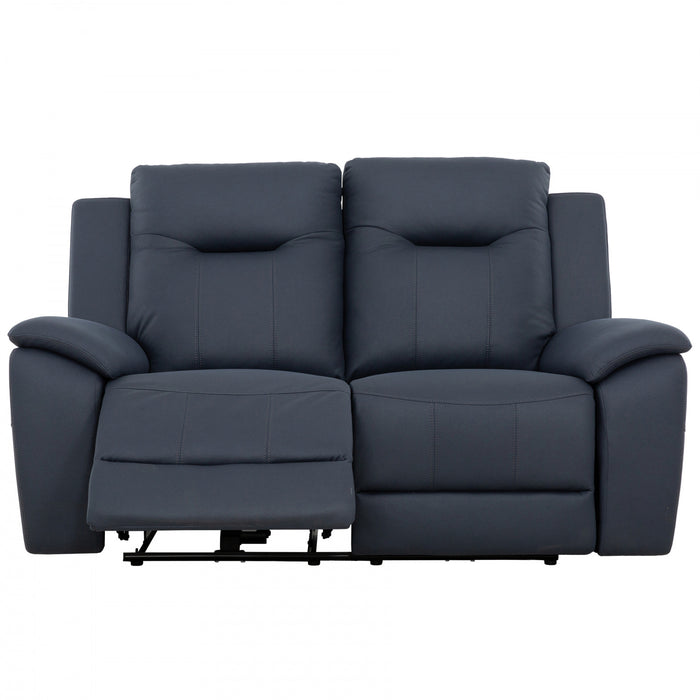 Sutton 66 in. Upholstered Power Reclining Loveseat - Blue
