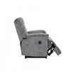 Weston 35 in. Upholstered Power Recliner Chair - Grey | Fauteuil inclinable electrique Weston de 35 po rembourre - Gris