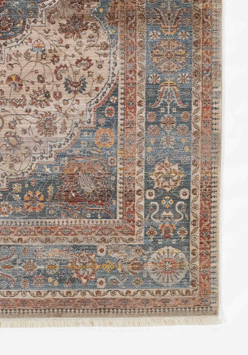 Irina Traditional 2'6\" x Runner Rug in Multi Indoor Area Rug