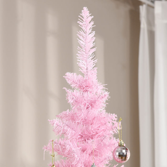 Homcom 7 Ft Pencil Artificial Christmas Tree With 499 Realistic Branches