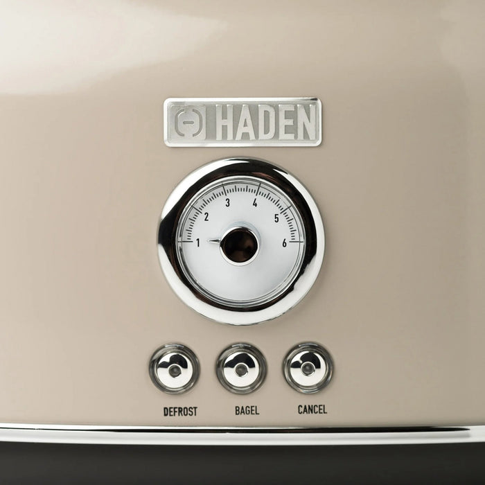 Haden Dorset 2-Slice Wide Slot Toaster - Putty Beige