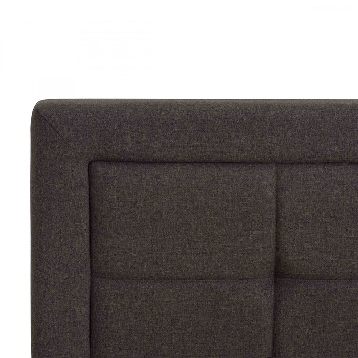 Linden Upholstered Platform Bed with Tufted Headboard - Full