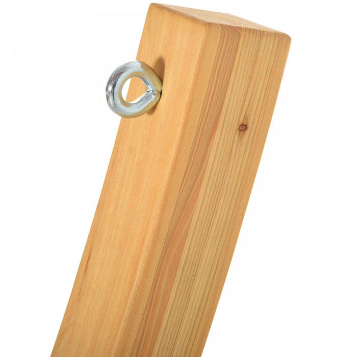 Outsunny 11' Wooden Hammock Stand Universal Garden Picnic Camp Accessories, Curved Arc Design Stand, 264lbs Capacity