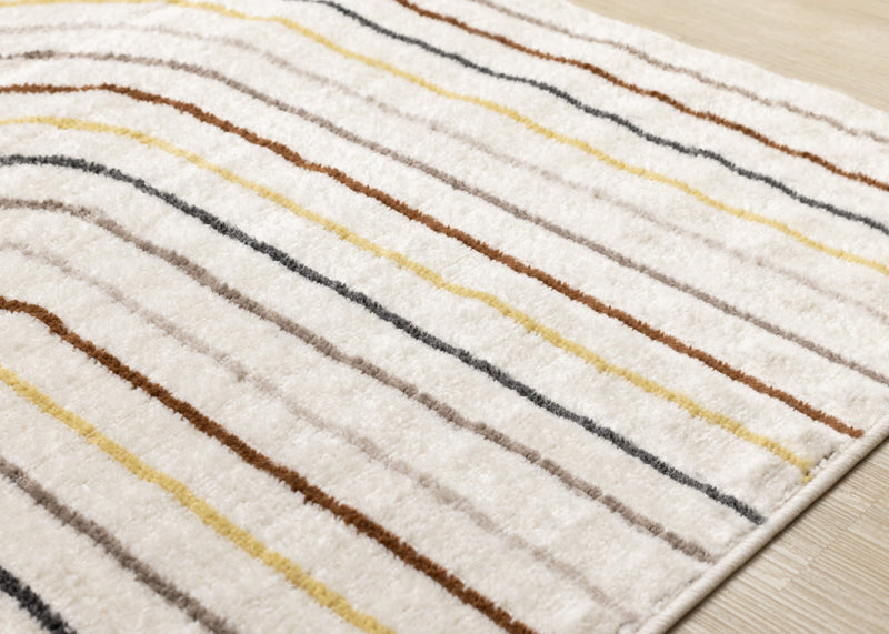 Marley Multi-Colour Double Rainbow Area Rug - 7'10\" x 10'6\"