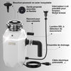 BrightDIAMOND 1HP Quietest Waste Disposer, LED Cabinet Light, Corded & Air Switch, MoonStone - WDD100TA2MS Food Disposer | BrightDIAMOND 1HP Broyeur ultra-silencieux, DEL sous armoire, cordon/interrupteur, Blanc- WDD100TA1BO