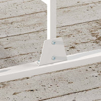 Outsunny Metal Privacy Screen W/ Expansion Screws Outdoor Divider, Leaf