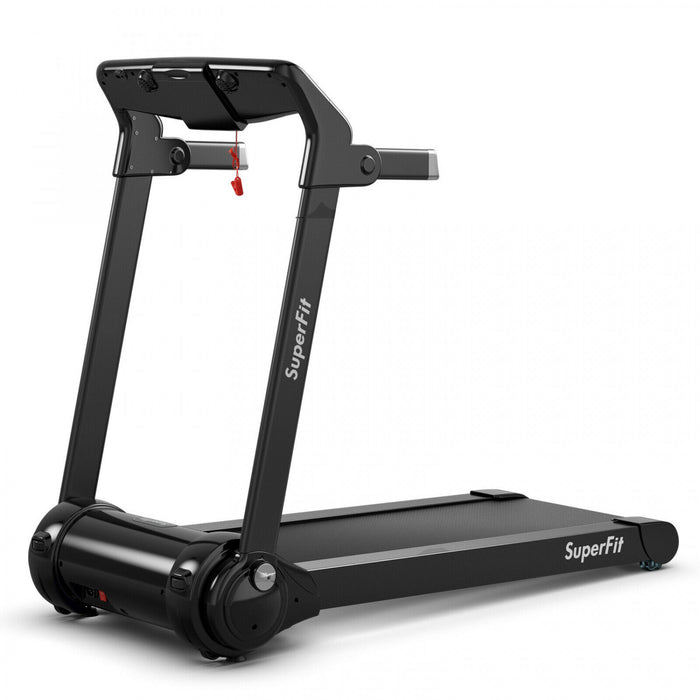 Superfit 3hp Folding Electric Treadmill Running Machine W/ Speaker