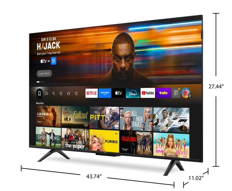 TCL 50\" Q6L Series QD-Mini LED QLED 4K UHD HDR Smart Fire TV (50Q6L) - 2026 Model