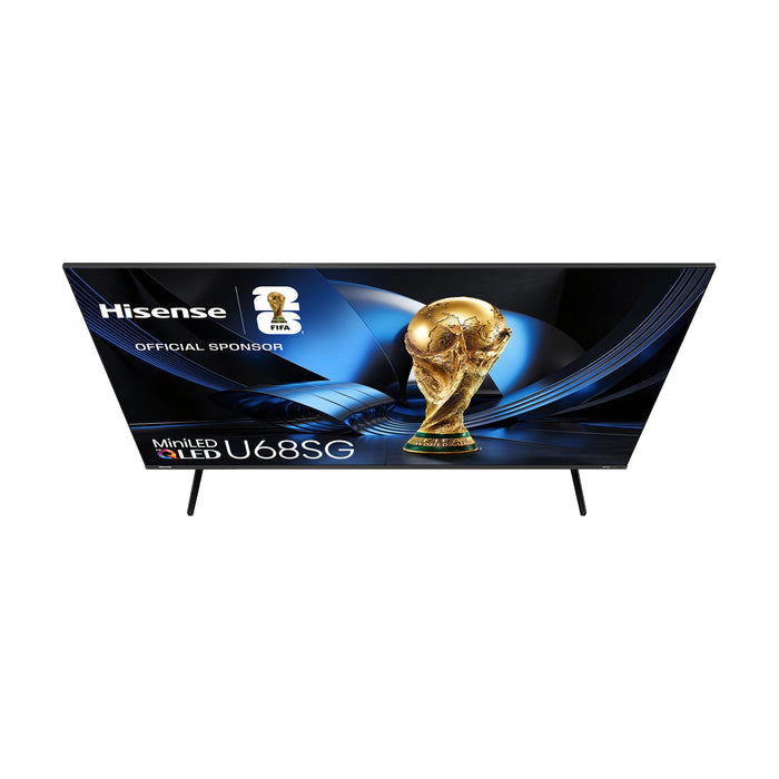 Hisense 55\" U68SF Mini-LED QLED 4K UHD AI TV (55U68SF) - 2026 Model