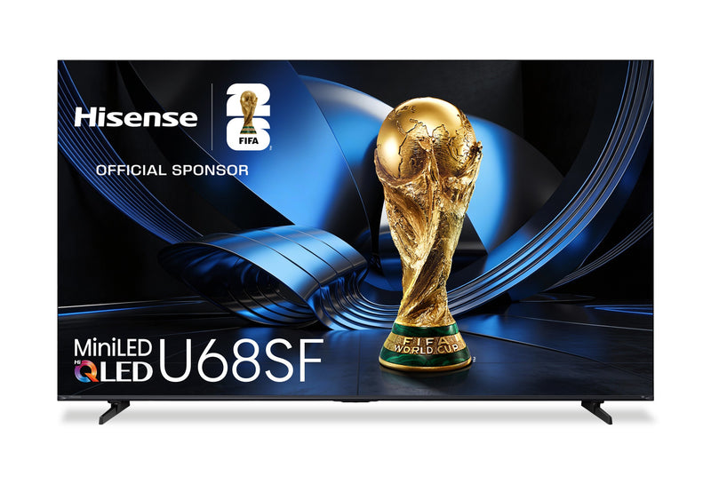 Hisense 55\" U68SF Mini-LED QLED 4K UHD AI TV (55U68SF) - 2026 Model