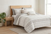 Linden 5-Piece Queen/Double Clipped Jacquard Comforter Set  | Ensemble Douillette 5 Morceaux Linden (Grand Lit/Double)