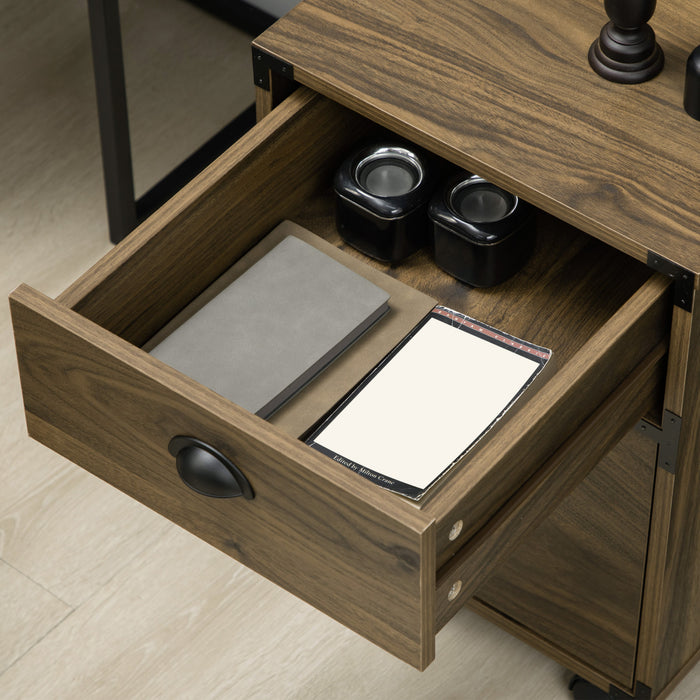 Homcom Veritcal Filing Cabinet With 2-drawer For Letter A4 Size