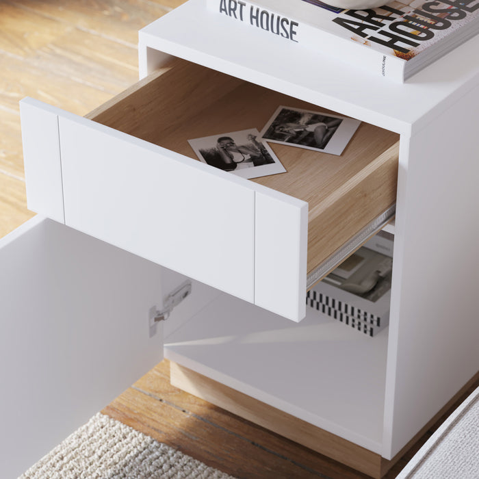 Nordika Nauraa Side Table - White