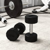 Soozier Weights Dumbbells Set with Non-Slip Grip for Home Gym, 2 x 20lbs