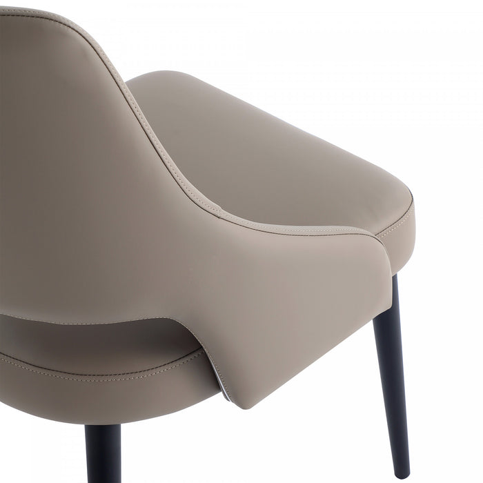 Tremont Modern 6-Piece Dining Chair Set in Taupe