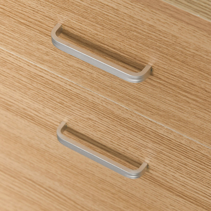 Vinsetto 2 Drawer Filing Cabinet With Lock