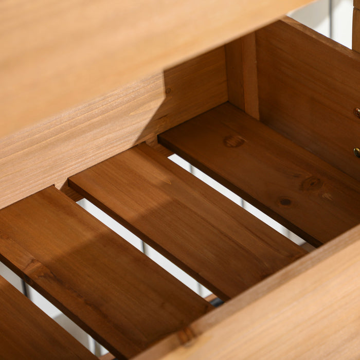 Outsunny 4-tier Raised Garden Bed, Vertical Elevated Planter Rack With Non-woven Fabric, Wooden Raised Planter Boxes For Indoor And Outdoor