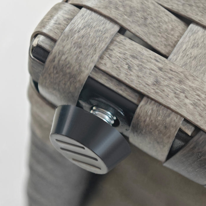 Outsunny 22l Raised Garden Box With Trellis, Pe Rattan Free Standing Flower Raised Garden Bed With Two Plant Boxes, Garden Planter Box For Climbing Plants, Mixed Grey