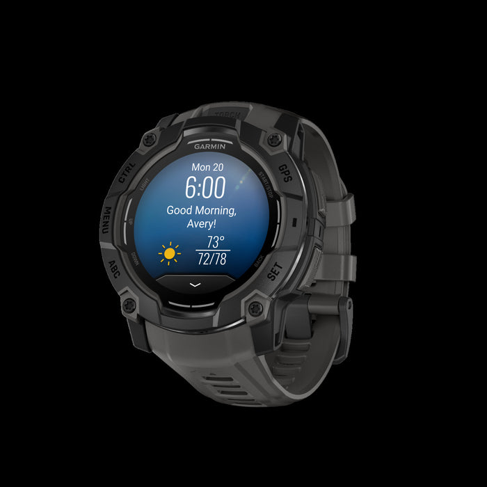 Garmin Instinct 3 Amoled Smartwatch 50 Mm - Rugged Militart Spec 810, Compass, Barometric Altimeter 