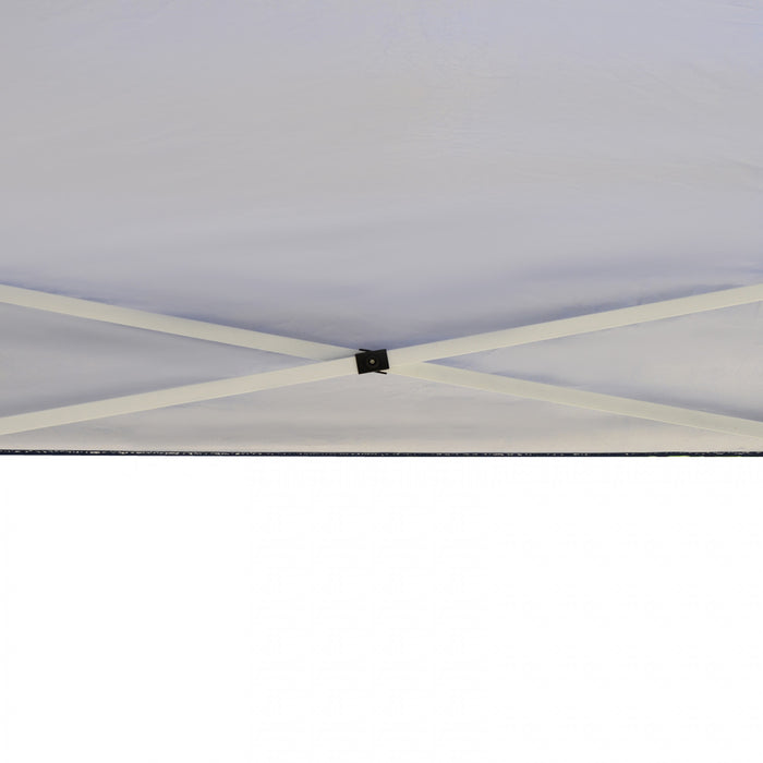 Outsunny 10x10ft Folding Pop Up Tent Outdoor Gazebo Canopy With Carrying Bag, Blue