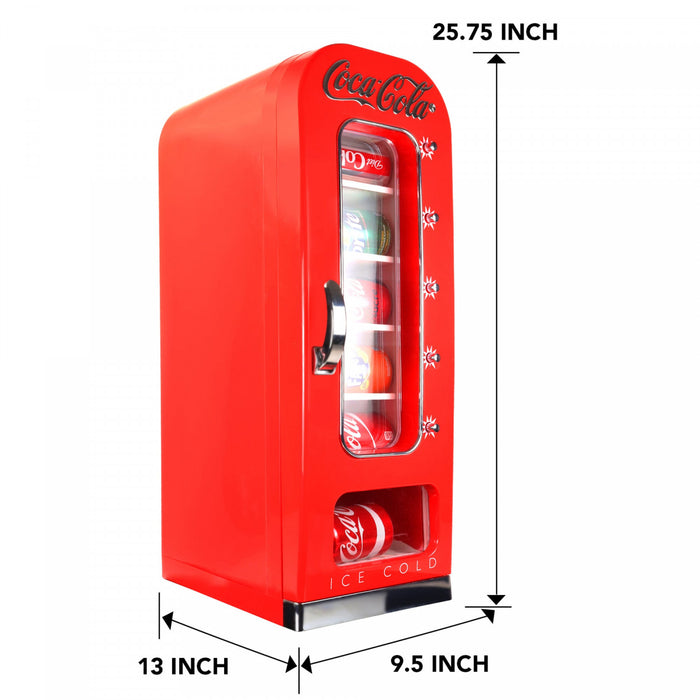Coca-Cola Retro 10 Can Vending Compact Refrigerator