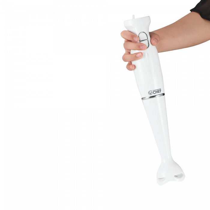 CHB Series Commercial Chef Immersion Hand Blender, 300 Watts, CHIB30W, White