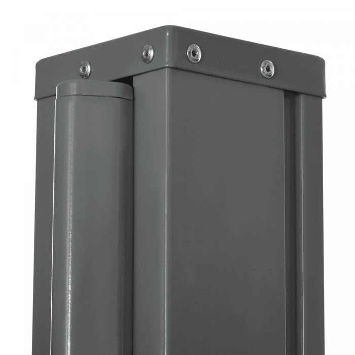 Outsunny 118\" X 79\" Retractable Side Awning Patio Outdoor Folding Privacy Screen With Resistance To Uv Rays & Wind, Light Grey