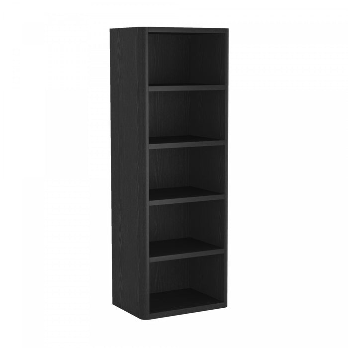 Rivington Modern 28\" Open Bookcase in Black - Set of 3