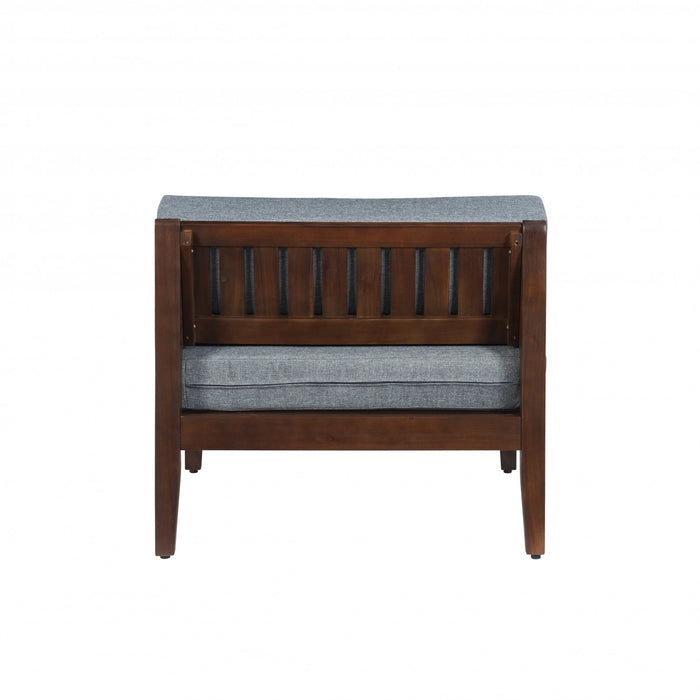 Summerlyn Fabric Indoor/Outdoor Patio Chair - Walnut