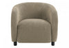 Monarch Specialties - Accent Chair, 29"H, Upholstered, Living Room, Bedroom, Light Brown Fabric, Black Legs | Monarch Specialties - Chaise D'Appoint, 29"H, Rembourre, Salon, Chambre A Coucher, Marron Clair, Patte Noir