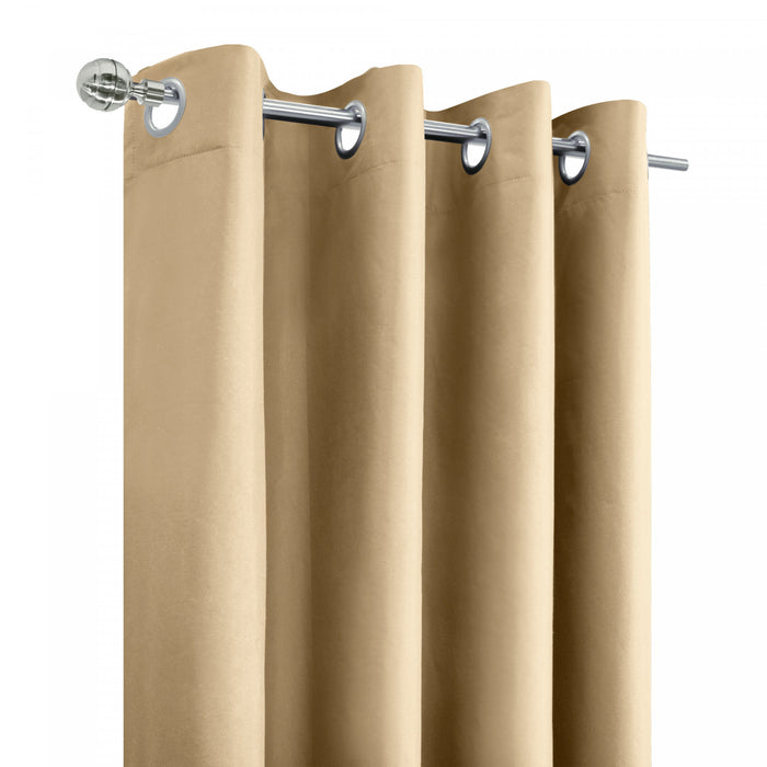 Thermaplus Alpine Taupe Blackout Grommet Curtain Panel - 52 x 108