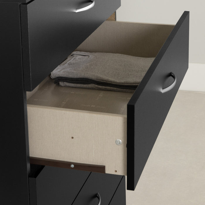 Step One 5-drawer Chest - Pure Black 