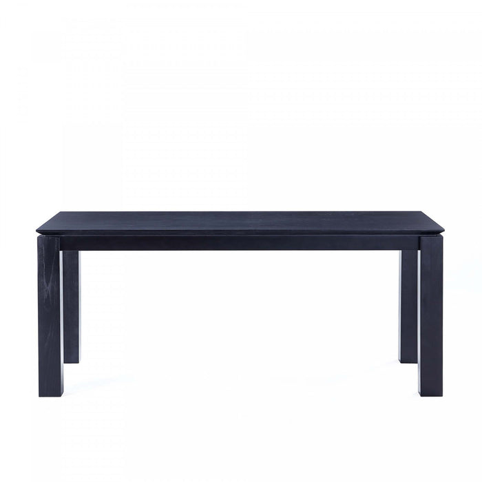Flor and Rockaway Modern Industry Chic 7-Piece Dining Set in Gray and Black